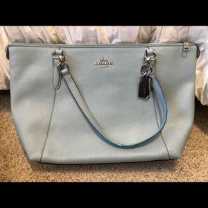 NEW COACH Purse Light Shimmery Blue